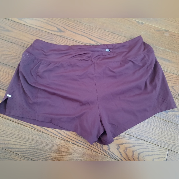 Nike Dri-Fit Running Shorts, Size Large, Burgundy - Picture 3 of 8